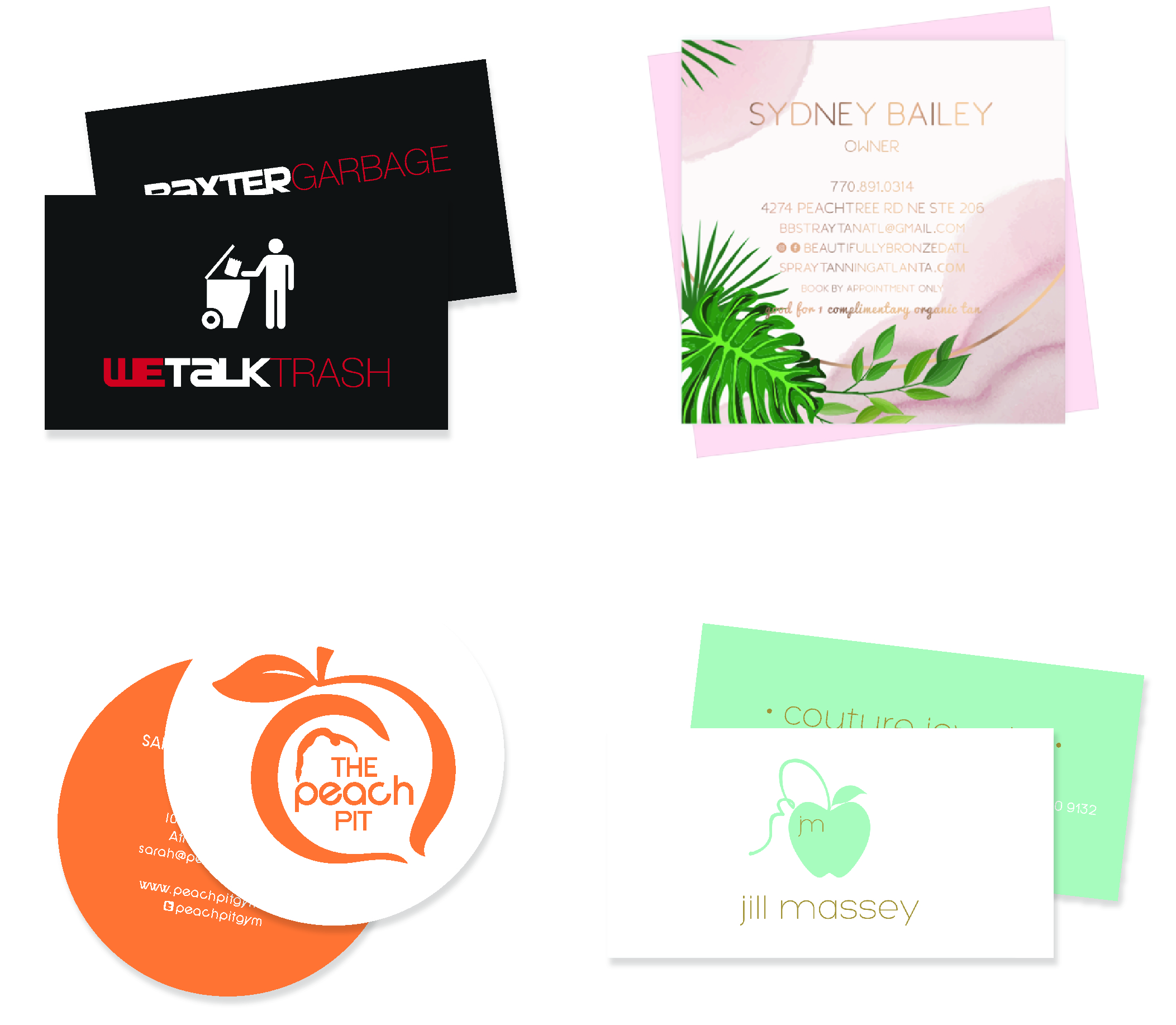 Graphic Designer Sabrina Tongren Graphic Design In8 Design logos stationery direct mail marketing
